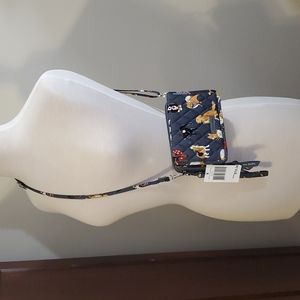 Vera Bradley 3 in 1 Crossbody Holiday Dogs